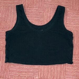 Boob Design women’s small Classic Black Tank / cropped Top